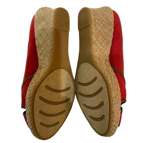 Merona Wenda Shoes Women's Size 8.5 Espadrilles Open Toe Slip On Platform Heels - Picture 8 of 11